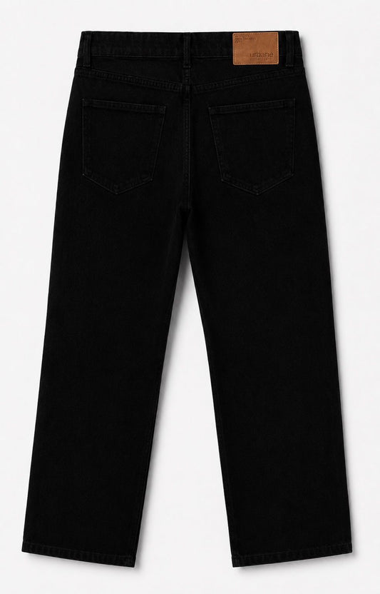 Black - Straight Fit Jeans