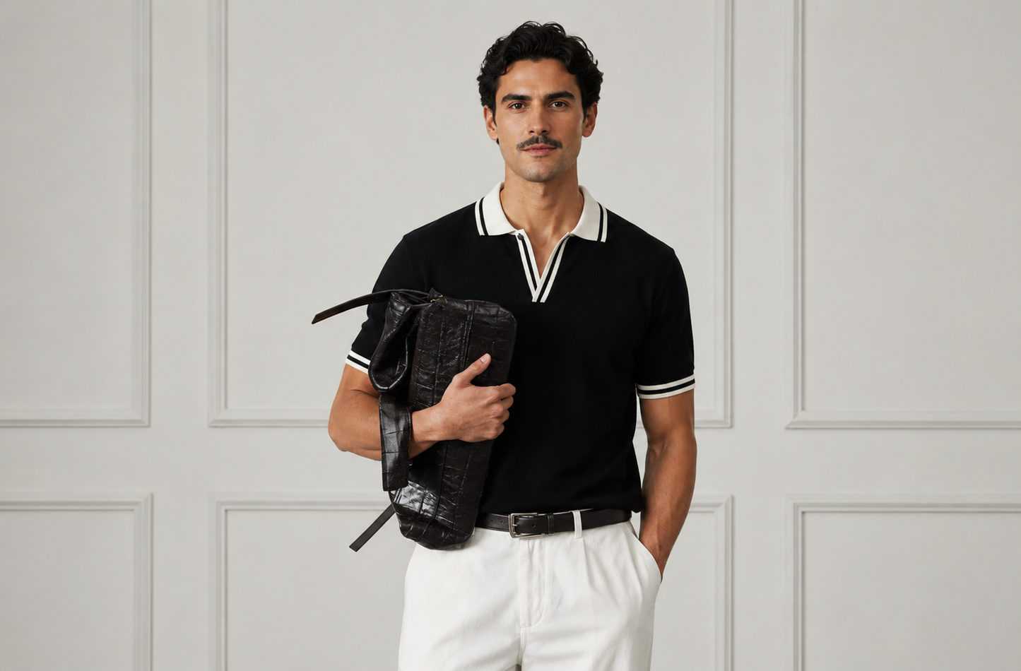 Black Tipping Polo