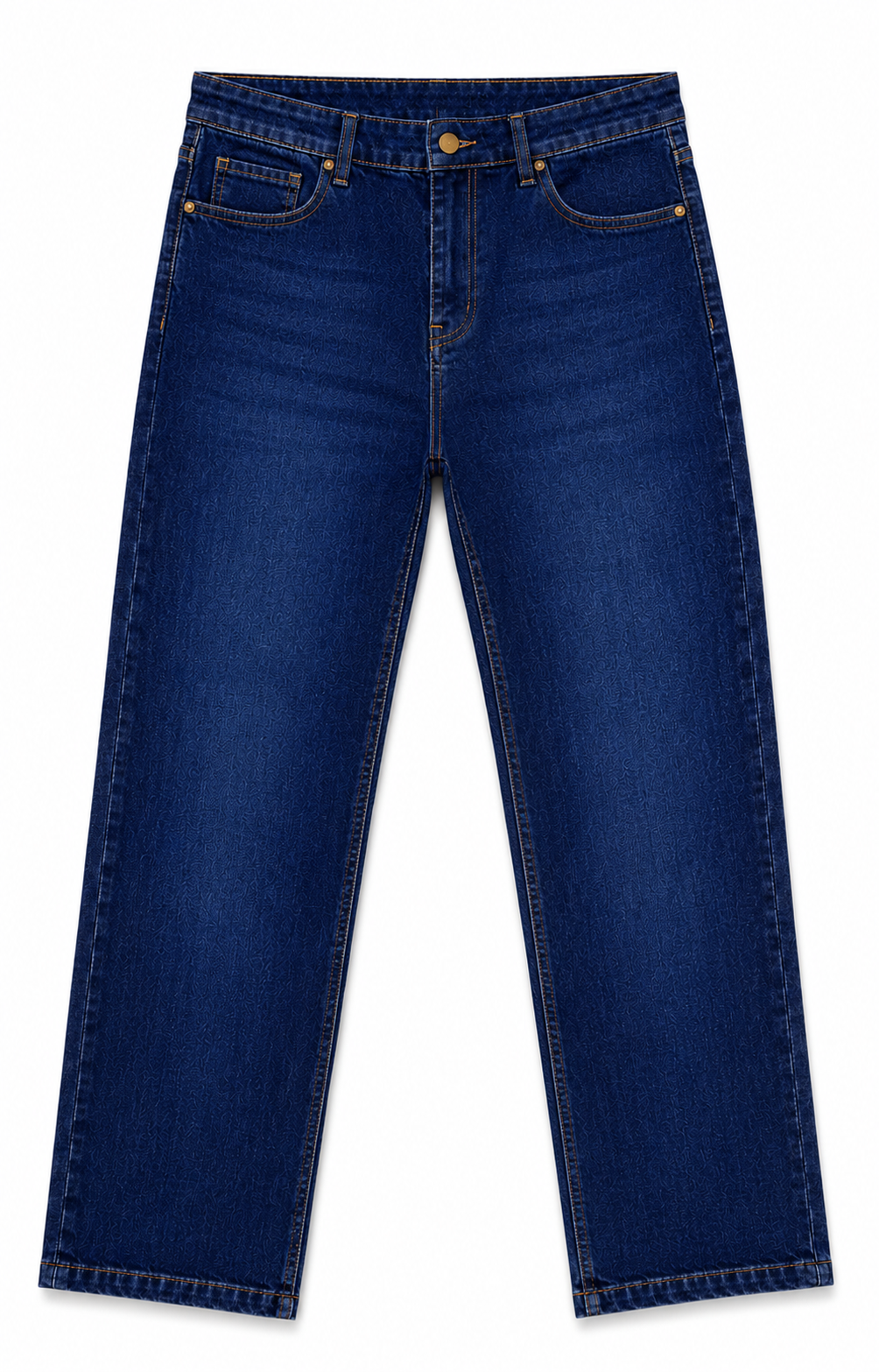 Dark Blue Straight Fit Jeans