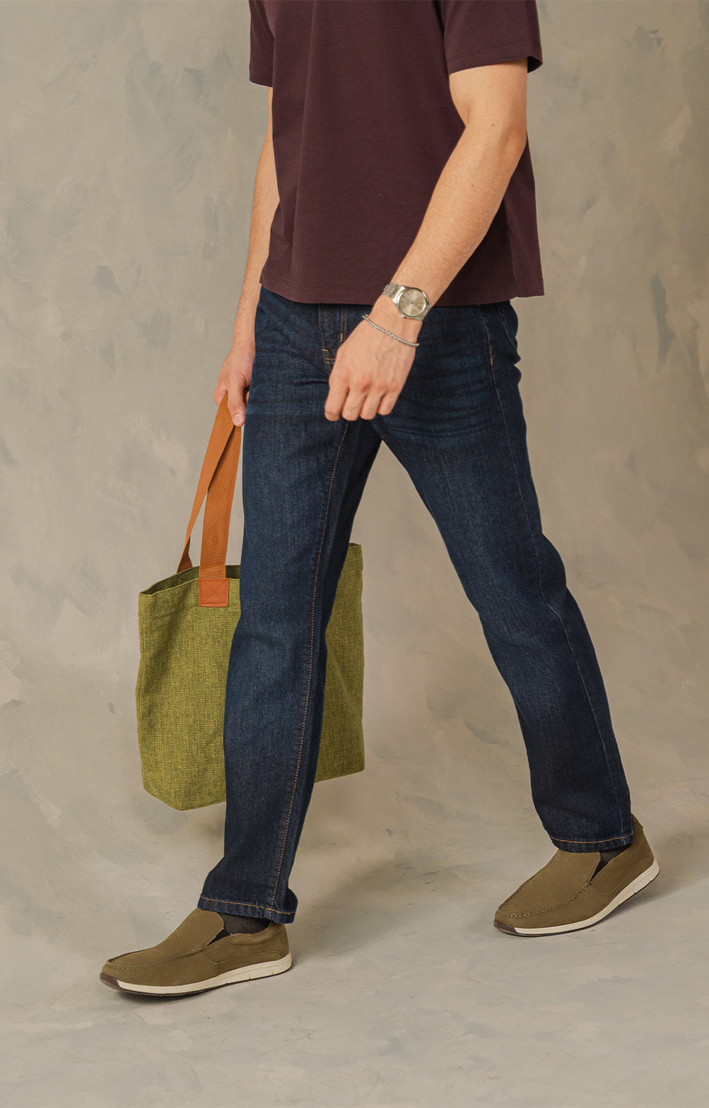 Dark Blue Straight Fit Jeans