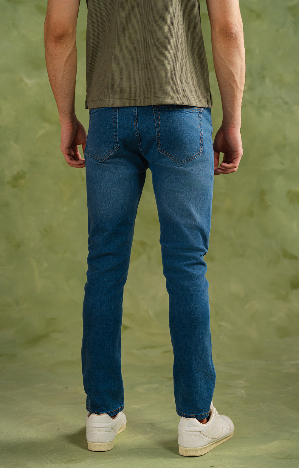 Mid Blue Slim Fit Jeans