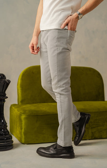 Light Grey Slim Fit Jeans