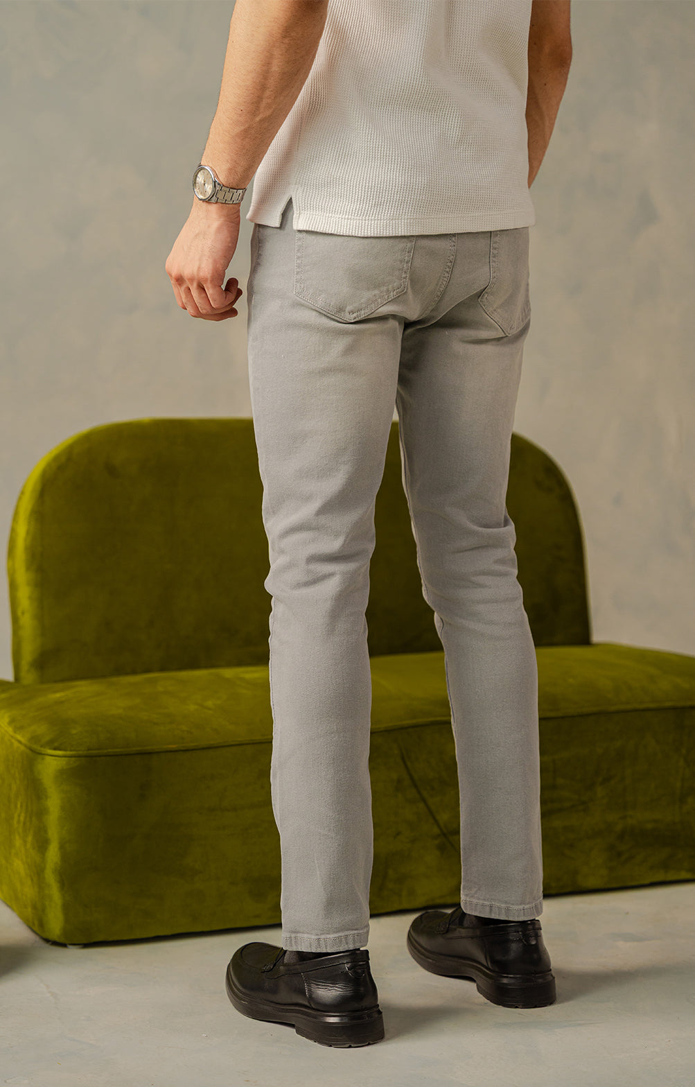 Light Grey Slim Fit Jeans