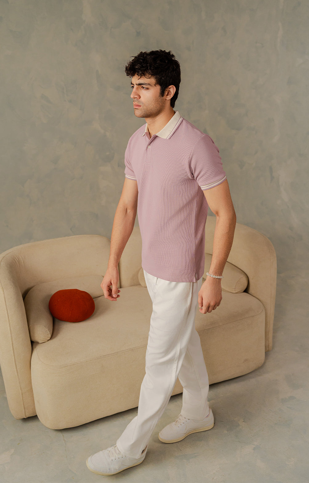 Lavender Tipping Polo
