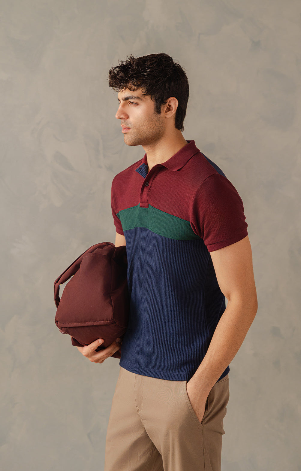 Multi Colour Knit Polo