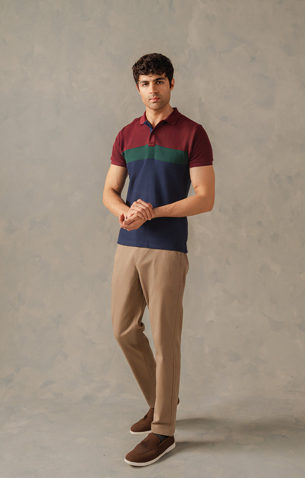 Multi Colour Knit Polo