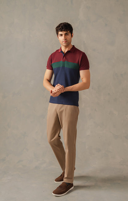 Multi Colour Knit Polo