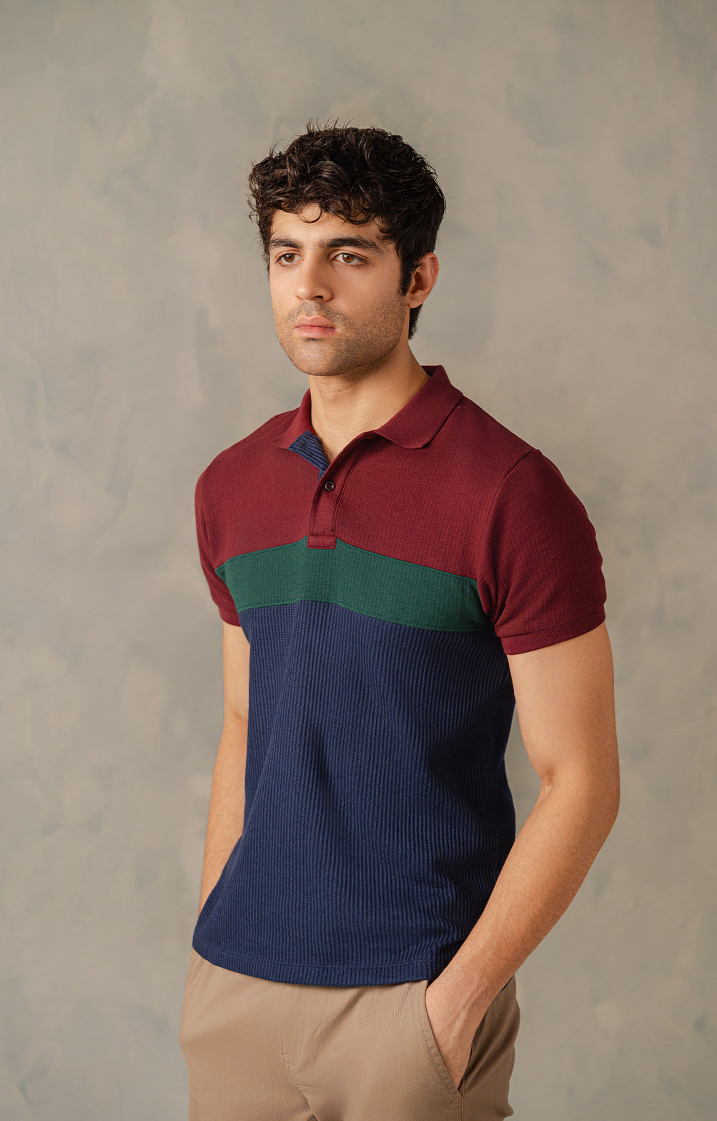 Multi Colour Knit Polo