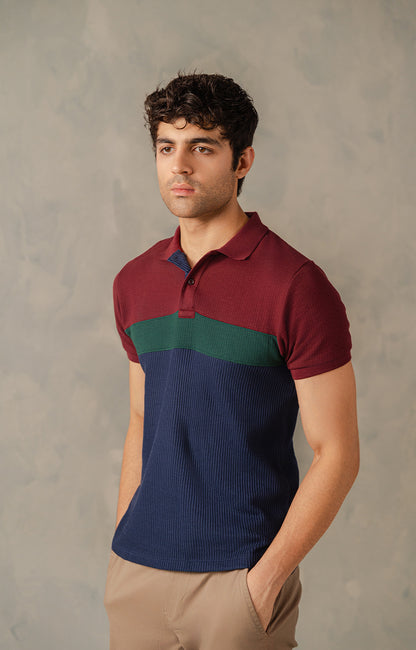 Multi Colour Knit Polo