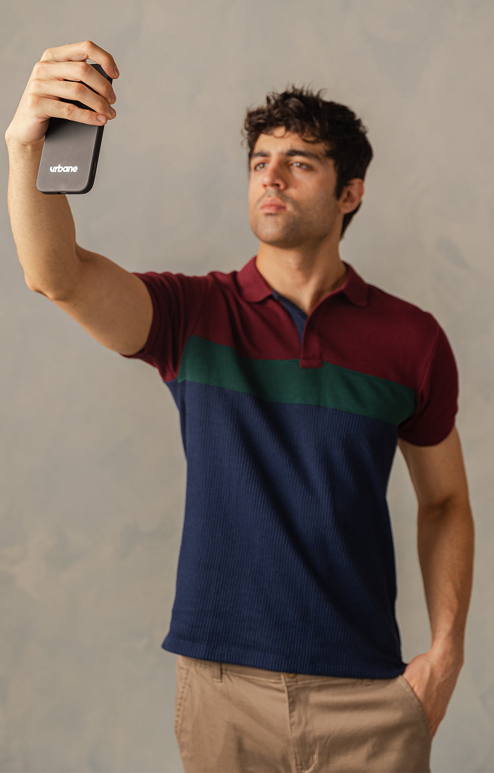 Multi Colour Knit Polo