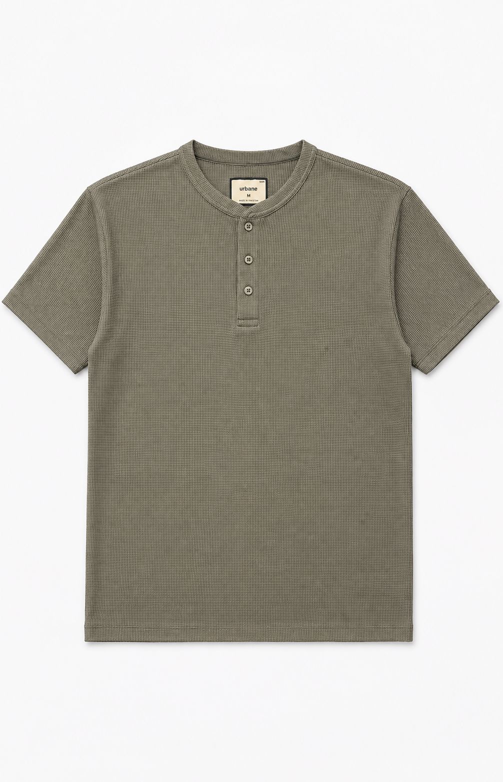 Olive Green Henley Shirt