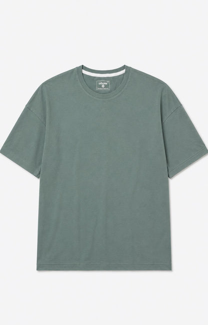 Sage Green Drop Shoulders T-Shirt