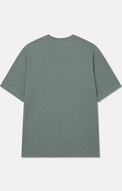 Sage Green Drop Shoulders T-Shirt