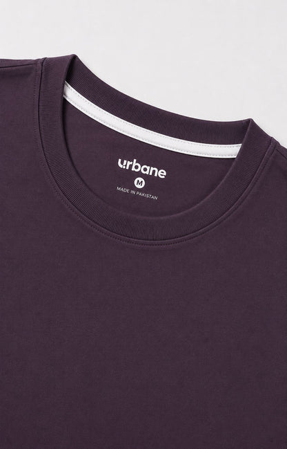 Maroon Crew Neck T-Shirt