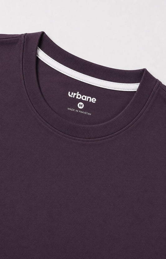 Maroon Crew Neck T-Shirt