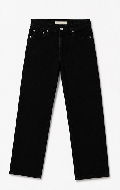 Black - Straight Fit Jeans