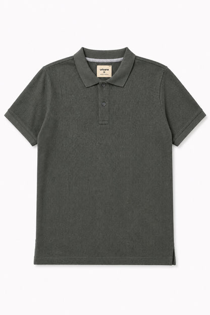 Olive Knitted Polo